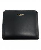 COACHコーチ）の古着「2つ折り財布」｜ブラック