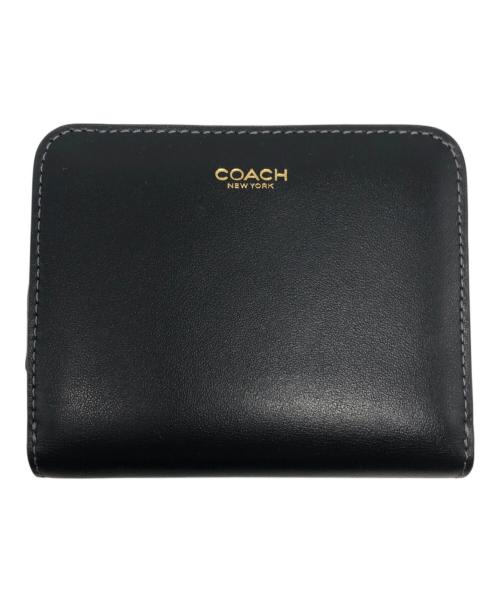 COACH（コーチ）COACH (コーチ) 2つ折り財布 ブラックの古着・服飾アイテム