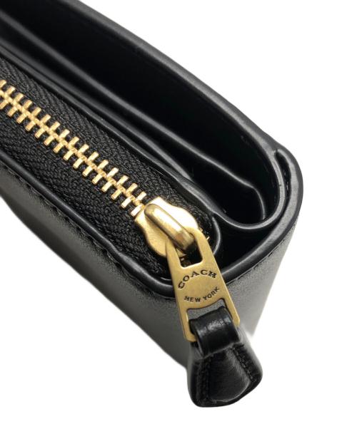 COACH（コーチ）COACH (コーチ) 2つ折り財布 ブラックの古着・服飾アイテム