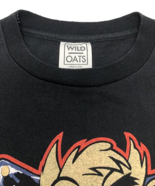 WILD OATS（ワイルド オーツ）WILD OATS (ワイルド オーツ) シングルステッチプリントTシャツ ブラック サイズ:XLの古着・服飾アイテム