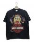 WILD OATS（ワイルド オーツ）の古着「シングルステッチプリントTシャツ」｜ブラック