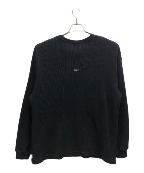 WTAPS（ダブルタップス）WTAPS (ダブルタップス) サーマルカットソー ブラック サイズ:2の古着・服飾アイテム