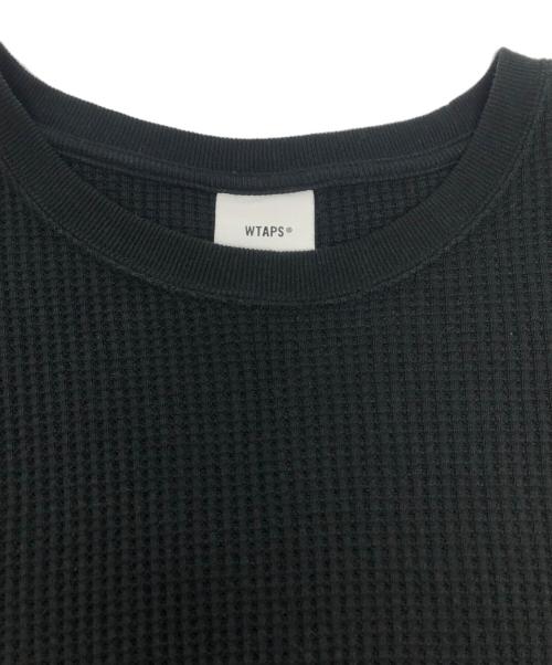 WTAPS（ダブルタップス）WTAPS (ダブルタップス) サーマルカットソー ブラック サイズ:2の古着・服飾アイテム