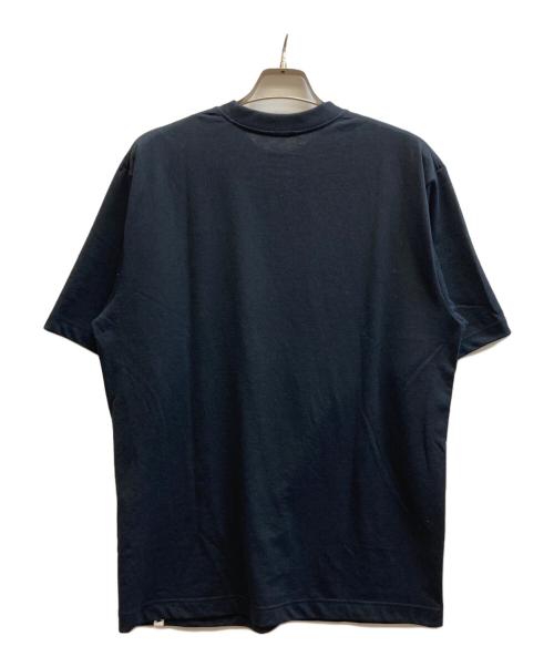 and wander（アンドワンダー）and wander (アンドワンダー) プリントTシャツ ブラック サイズ:Lの古着・服飾アイテム