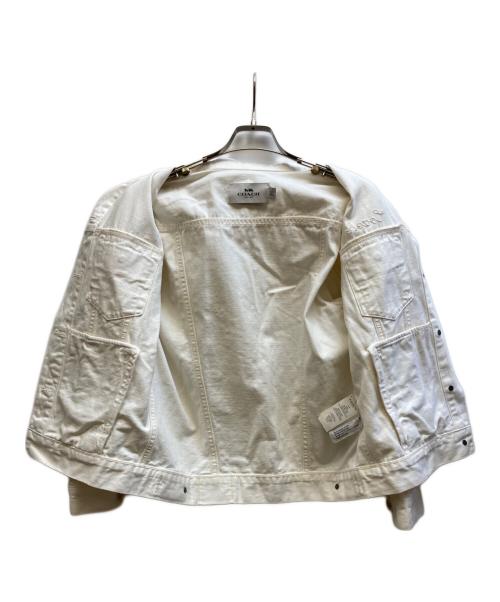 COACH（コーチ）COACH (コーチ) トラッカージャケット/72442 ホワイト サイズ:XSの古着・服飾アイテム