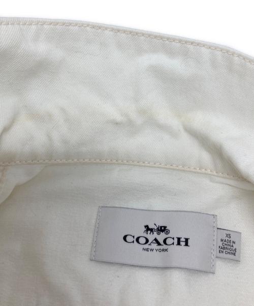 COACH（コーチ）COACH (コーチ) トラッカージャケット/72442 ホワイト サイズ:XSの古着・服飾アイテム