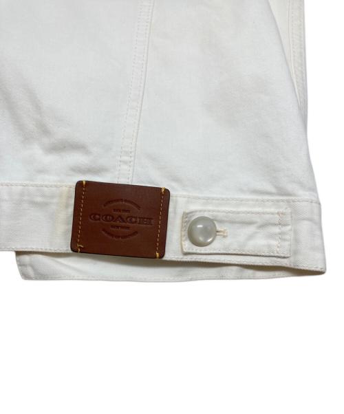 COACH（コーチ）COACH (コーチ) トラッカージャケット/72442 ホワイト サイズ:XSの古着・服飾アイテム