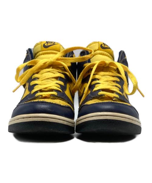 NIKE（ナイキ）NIKE (ナイキ) ハイカットスニーカー / 630335 イエロー×ネイビー サイズ:US8.5の古着・服飾アイテム