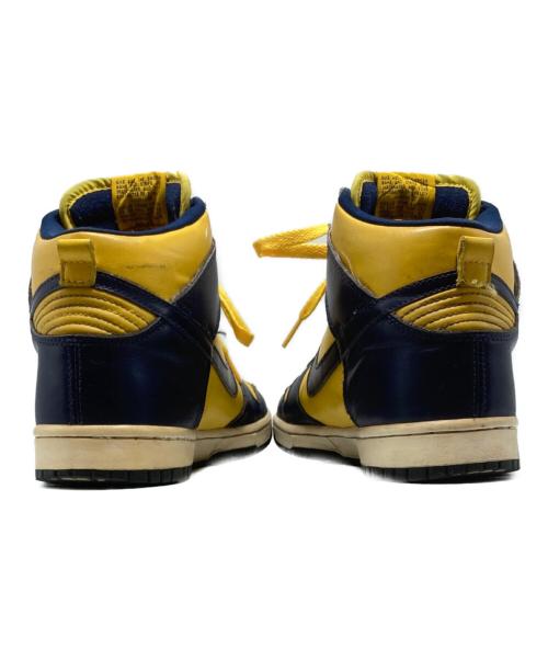 NIKE（ナイキ）NIKE (ナイキ) ハイカットスニーカー / 630335 イエロー×ネイビー サイズ:US8.5の古着・服飾アイテム