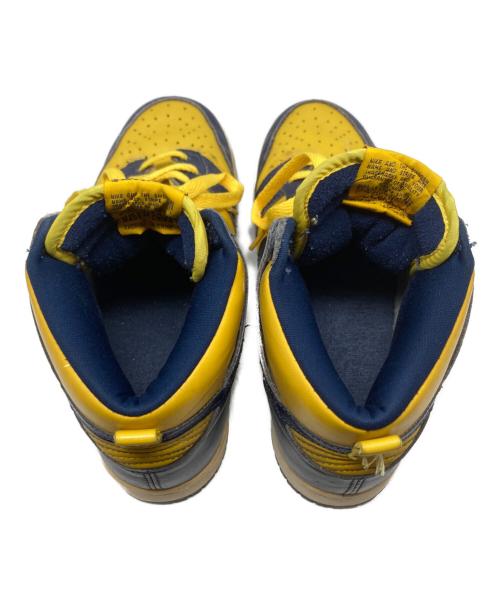 NIKE（ナイキ）NIKE (ナイキ) ハイカットスニーカー / 630335 イエロー×ネイビー サイズ:US8.5の古着・服飾アイテム