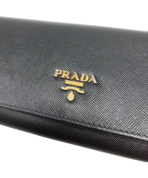 PRADA（プラダ）PRADA (プラダ) サフィアーノ長財布/1M1132 ブラック サイズ:-の古着・服飾アイテム