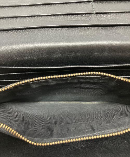 PRADA（プラダ）PRADA (プラダ) ギャザー長財布/1M1132 ブラック サイズ:-の古着・服飾アイテム