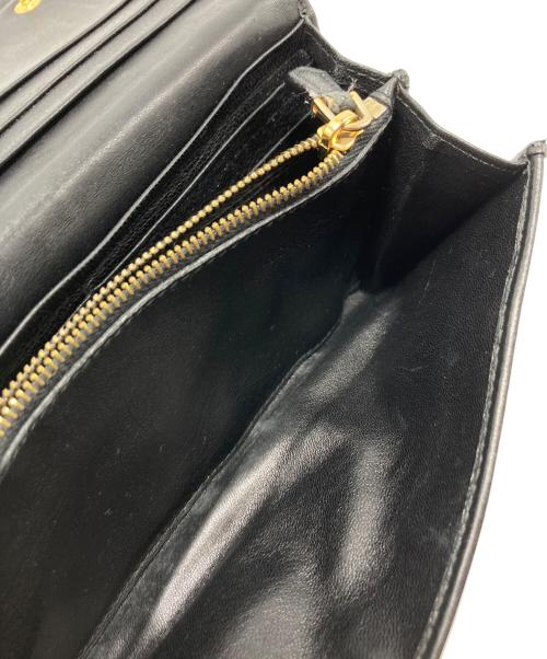 PRADA（プラダ）PRADA (プラダ) ギャザー長財布/1M1132 ブラック サイズ:-の古着・服飾アイテム