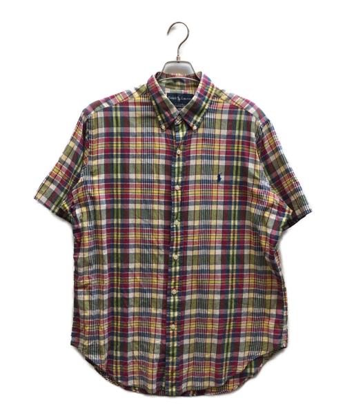 RALPH LAUREN（ラルフローレン）RALPH LAUREN (ラルフローレン) 半袖チェックシャツ マルチカラー サイズ:Lの古着・服飾アイテム