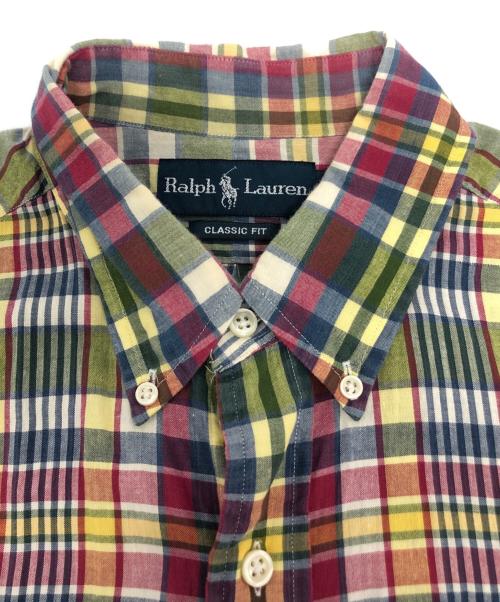 RALPH LAUREN（ラルフローレン）RALPH LAUREN (ラルフローレン) 半袖チェックシャツ マルチカラー サイズ:Lの古着・服飾アイテム