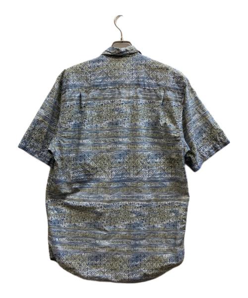 BANANA REPUBLIC（バナナリパブリック）BANANA REPUBLIC (バナナリパブリック) 半袖シャツ ベージュ×ブルー サイズ:Sの古着・服飾アイテム