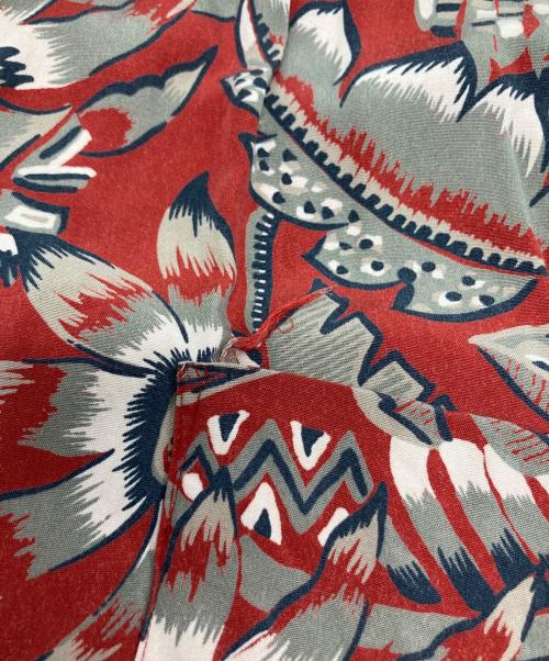 BANANA REPUBLIC（バナナリパブリック）BANANA REPUBLIC (バナナリパブリック) レーヨン半袖シャツ レッド サイズ:Mの古着・服飾アイテム