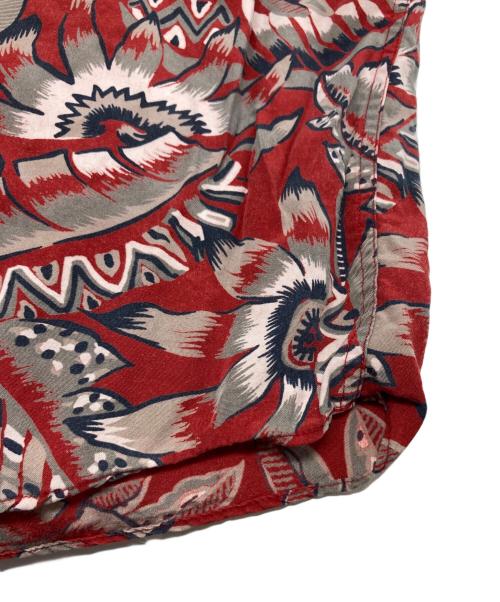BANANA REPUBLIC（バナナリパブリック）BANANA REPUBLIC (バナナリパブリック) レーヨン半袖シャツ レッド サイズ:Mの古着・服飾アイテム