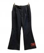 GUCCIグッチ）の古着「ETEROTOPIA FLARED TROUSERS/624952 Z6724」｜ブラック