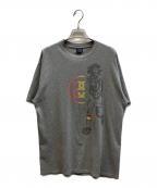 stussyステューシー）の古着「プリントTシャツ」｜グレー