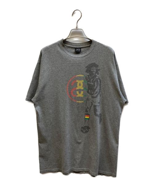 stussy（ステューシー）stussy (ステューシー) プリントTシャツ グレー サイズ:Lの古着・服飾アイテム