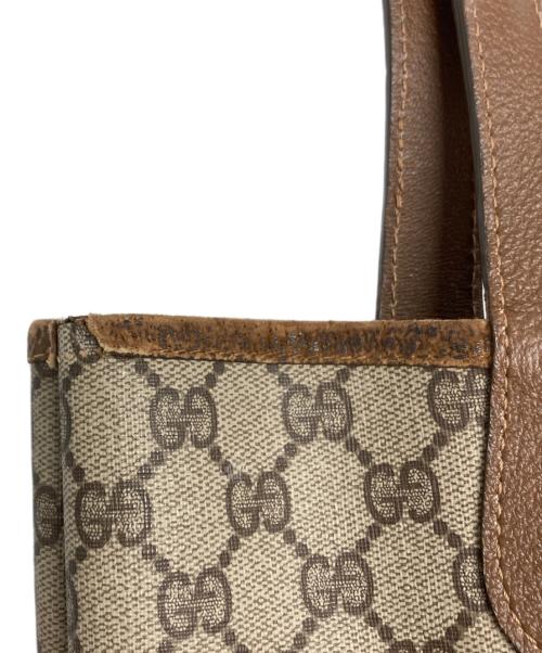 GUCCI（グッチ）GUCCI (グッチ) GGトートバッグ ブラウン サイズ:-の古着・服飾アイテム