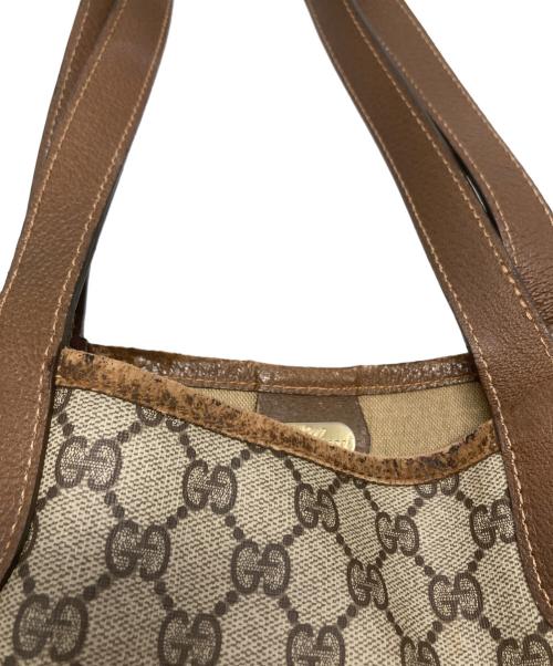 GUCCI（グッチ）GUCCI (グッチ) GGトートバッグ ブラウン サイズ:-の古着・服飾アイテム