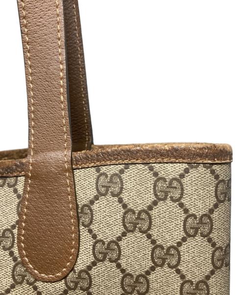 GUCCI（グッチ）GUCCI (グッチ) GGトートバッグ ブラウン サイズ:-の古着・服飾アイテム