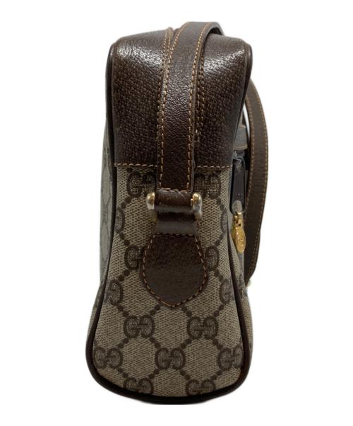GUCCI（グッチ）GUCCI (グッチ) PVCキャンバスショルダーバッグ ブラウン サイズ:-の古着・服飾アイテム