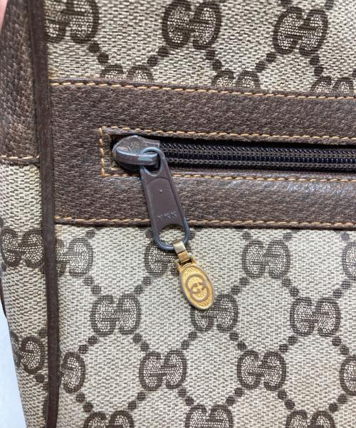 GUCCI（グッチ）GUCCI (グッチ) PVCキャンバスショルダーバッグ ブラウン サイズ:-の古着・服飾アイテム
