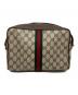 GUCCI (グッチ) PVCキャンバスショルダーバッグ ブラウン サイズ:-：18000円