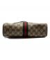 中古・古着 GUCCI (グッチ) PVCキャンバスショルダーバッグ ブラウン サイズ:-：18000円