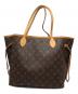 LOUIS VUITTON（ルイ ヴィトン）の古着「ネヴァーフルMMトートバッグ/M40156」｜ブラウン
