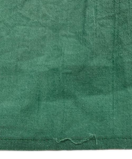 BEARDSLEY（ビアズリー）BEARDSLEY (ビアズリー) コットンシフォンギャザーシャツ/BEZ1052104A0001 グリーン サイズ:Fの古着・服飾アイテム
