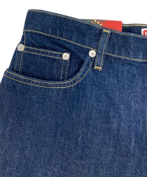 KENZO（ケンゾー）KENZO (ケンゾー) ASAGAO STRAIGHT JEANS/FD62DP2106B1 インディゴ サイズ:28 未使用品の古着・服飾アイテム