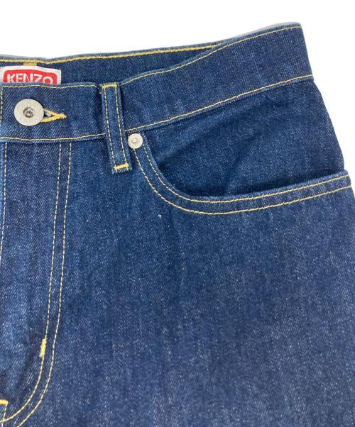 KENZO（ケンゾー）KENZO (ケンゾー) ASAGAO STRAIGHT JEANS/FD62DP2106B1 インディゴ サイズ:28 未使用品の古着・服飾アイテム