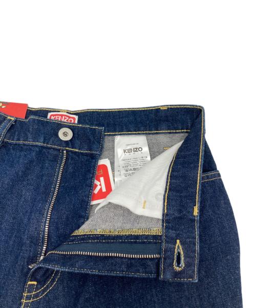 KENZO（ケンゾー）KENZO (ケンゾー) ASAGAO STRAIGHT JEANS/FD62DP2106B1 インディゴ サイズ:28 未使用品の古着・服飾アイテム