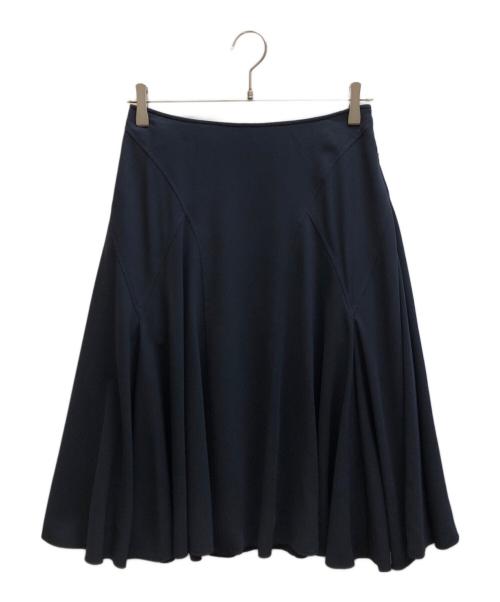 FOXEY NEWYORK（フォクシーニューヨーク）FOXEY NEWYORK (フォクシーニューヨーク) アシンメトリーゴテットスカート ネイビー サイズ:38の古着・服飾アイテム