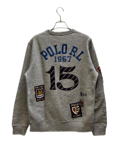 POLO RALPH LAUREN（ポロ・ラルフローレン）POLO RALPH LAUREN (ポロ・ラルフローレン) ロゴスウェット グレー サイズ:Sの古着・服飾アイテム