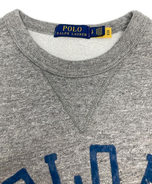 POLO RALPH LAUREN（ポロ・ラルフローレン）POLO RALPH LAUREN (ポロ・ラルフローレン) ロゴスウェット グレー サイズ:Sの古着・服飾アイテム