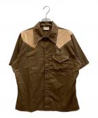 KING LOUIEキングルイ）の古着「70's ボーリングシャツ」｜ブラウン