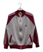 adidasアディダス）の古着「トラックジャケット」｜グレー