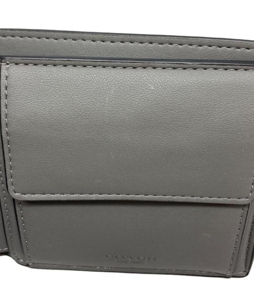 COACH（コーチ）COACH (コーチ) シグネチャーキャンバスコインウォレット / CDT07 YLT グレーの古着・服飾アイテム