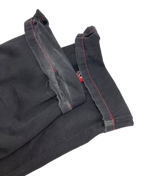 TRIPP NYC（トリップニューヨークシティー）TRIPP NYC (トリップニューヨークシティー) bondage pants レッド×ブラック サイズ:1の古着・服飾アイテム