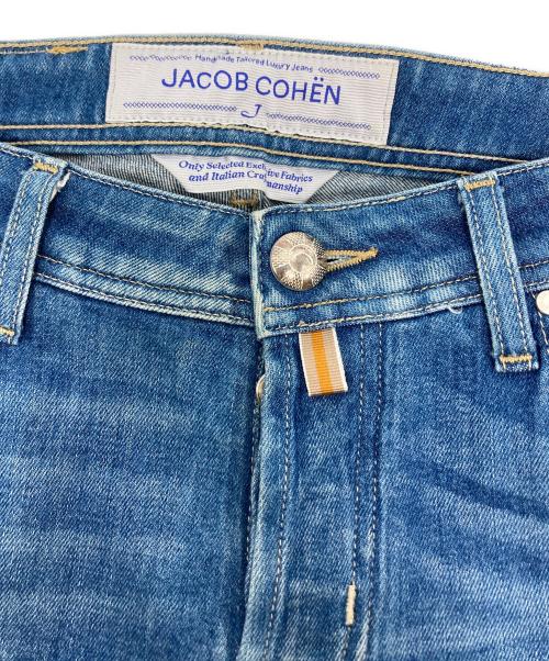 JACOB COHEN（ヤコブコーエン）JACOB COHEN (ヤコブコーエン) ハラコパッチデニムパンツ/J622 インディゴ サイズ:73.5cm (W29)の古着・服飾アイテム
