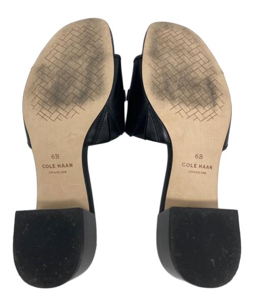 COLE HAAN（コールハーン）COLE HAAN (コールハーン) ケイリン ボウ ミュール/W33051 ブラック サイズ:6Bの古着・服飾アイテム
