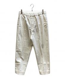 JIL SANDER（ジルサンダー）の古着「テーパードイージーパンツ / JSMP311331 MP241500」｜アイボリー