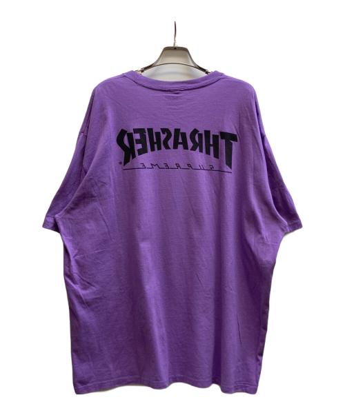 SUPREME（シュプリーム）Supreme (シュプリーム) Thrasher Harold Tee パープル サイズ:XXLの古着・服飾アイテム