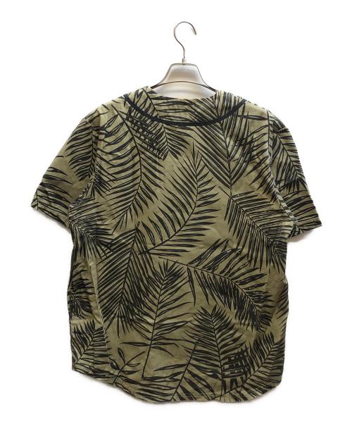 stussy（ステューシー）stussy (ステューシー) ベースボールシャツ ベージュ サイズ:Lの古着・服飾アイテム