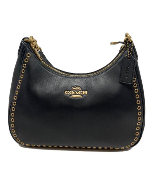 COACH（コーチ）COACH (コーチ) テリ ホーボー バッグ・グロメット/CY645 ブラック サイズ:₋の古着・服飾アイテム